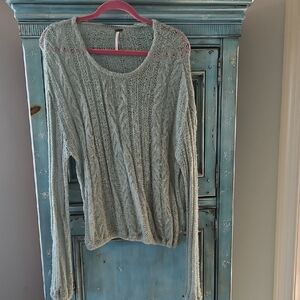 Women's Light Green Free People Sweater